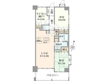 【神奈川県/川崎市川崎区小田】クオス川崎ヴィーアリア 間取り図