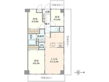 【神奈川県/川崎市多摩区堰】ホーユウパレス多摩川 間取り図