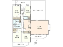【神奈川県/川崎市宮前区有馬】ファミール鷺沼 間取り図