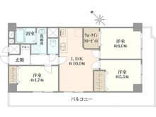 【神奈川県/横浜市南区東蒔田町】日清第2横浜コーポ 間取り図