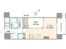 【神奈川県/横浜市鶴見区生麦】ヴェレーナブリエ横浜生麦 間取り図