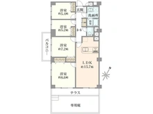 【東京都/八王子市初沢町】高尾スカイハイツ 間取り図