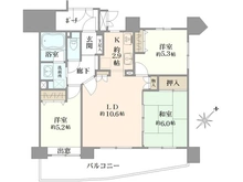 【神奈川県/川崎市幸区北加瀬】エンゼルコート新川崎 間取り図