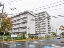 【神奈川県/川崎市幸区下平間】 鹿島田グリーンハイツ 2号棟 外観：後部棟