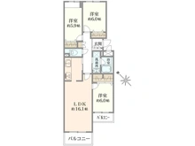 【神奈川県/川崎市宮前区土橋】ヴィルヌーブ鷺沼壱番館 間取り図