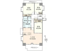 【神奈川県/川崎市高津区明津】オーベル元住吉 間取り図