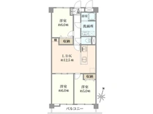 【神奈川県/川崎市高津区梶ケ谷】ニューウェルハイツ梶ヶ谷 間取り図