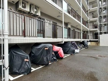 【神奈川県/川崎市宮前区梶ケ谷】ユニーブル宮崎台 敷地内施設：バイク置場