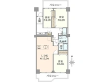 【神奈川県/川崎市高津区久本】パークシティ溝の口 B棟 間取り図