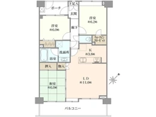 【東京都/稲城市大丸】ウインズヒル稲城 間取り図