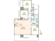 【神奈川県/川崎市幸区鹿島田】ナイスエスアリーナ新川崎 間取り図