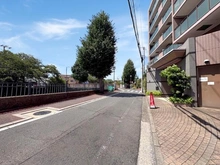 【神奈川県/横浜市南区井土ケ谷中町】クリオ弘明寺桜通り壱番館 前面道路