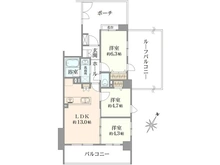【神奈川県/横浜市南区井土ケ谷中町】クリオ弘明寺桜通り壱番館 間取り図