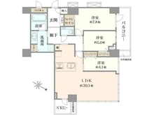 【神奈川県/川崎市中原区中丸子】THE　KOSUGI　TOWER 間取り図