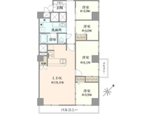 【神奈川県/川崎市多摩区登戸】登戸ハイデンス 間取り図