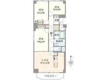 【東京都/世田谷区玉川】二子玉川ロイヤルマンション 間取り図