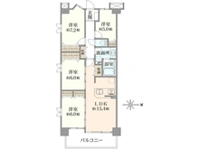 【神奈川県/川崎市宮前区南平台】グランシティユーロレジデンス宮前 間取り図