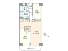 【神奈川県/川崎市高津区二子】東急ドエルデュエット高津 間取り図