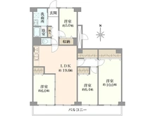 【神奈川県/川崎市高津区新作】高津スカイハイツ 間取り図