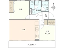 【神奈川県/横浜市青葉区すすき野】すすきの第2団地第1住宅 8-14号棟 間取り図