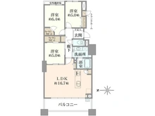 【神奈川県/川崎市高津区久本】ザ・タワー＆パークス田園都市溝の口 間取り図