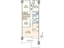 【神奈川県/川崎市高津区久地】溝の口北パークホームズ 間取り図