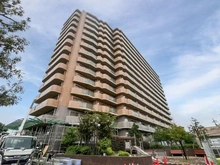 【神奈川県/川崎市高津区北見方】ヴィルクレール二子多摩川 外観：大規模修繕工事実施中