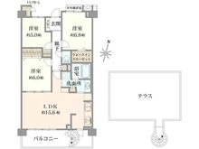 【神奈川県/川崎市高津区宇奈根】サンクタス高津 間取り図
