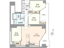 【神奈川県/川崎市高津区下作延】ジェイパーク溝の口ヒルズ 間取り図