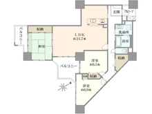 【東京都/稲城市長峰】長峰杜の三番街 第3号棟 間取り図