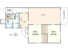 【神奈川県/川崎市宮前区土橋】東急ドエル宮前平ビレジB棟 間取り図