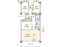 【東京都/八王子市打越町】ロイヤルステージ北野 間取り図