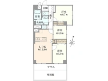 【神奈川県/川崎市高津区二子】多摩川スカイハイツ 間取り図