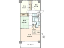【神奈川県/横浜市鶴見区東寺尾中台】リステージ響の森横濱鶴見 間取り図