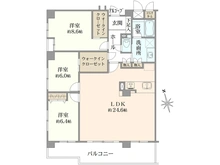 【神奈川県/川崎市宮前区有馬】東急ドエル・アルス鷺沼 壱番館 間取り図