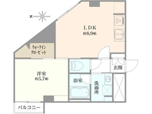 【神奈川県/横浜市鶴見区豊岡町】ミカドマンション 間取り図