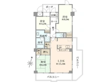 【神奈川県/川崎市宮前区菅生】キャッスル宮前 間取り図