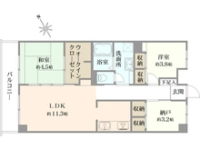 【神奈川県/川崎市宮前区宮崎】ライオンズマンション宮崎台第3 間取り図