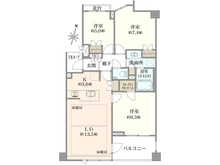 【神奈川県/川崎市宮前区宮前平】パークテラス宮前平 間取り図