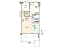 【神奈川県/川崎市宮前区犬蔵】グランシティたまプラーザI 間取り図