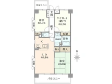 【神奈川県/大和市下鶴間】ラブリハイツ鶴間 間取り図