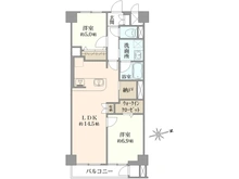 【東京都/八王子市子安町】第一八王子ハイツ 間取り図