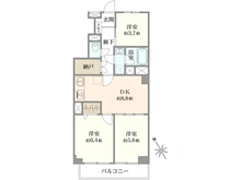 【神奈川県/川崎市宮前区宮崎】宮前平マンション 間取り図