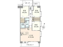 【神奈川県/横浜市鶴見区大東町】ルイシャトレ鶴見イーストコート 間取り図
