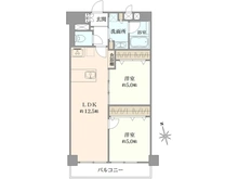 【神奈川県/川崎市高津区梶ケ谷】梶ケ谷住宅 間取り図