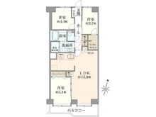 【神奈川県/横浜市都筑区大熊町】大倉山陽光ハイツ 間取り図