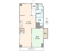 【東京都/新宿区中落合】中落合マンション 間取り図