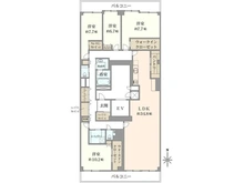 【東京都/新宿区西早稲田】早稲田セントラルハイツ 間取り図