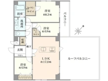 【東京都/豊島区上池袋】グランドメゾン上池袋 間取り図