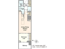 【東京都/新宿区高田馬場】パークシティ高田馬場 間取り図
